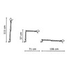 Artemide - Tolomeo Mini Parete Wandleuchte - Strichzeichnung