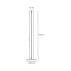 Artemide - Megaron LED Stehleuchte - Strichzeichnung