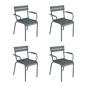 Fermob - Luxembourg tuin armleunstoel set van 4