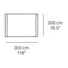 Muuto - Ply Rug 200x300cm - line drawing