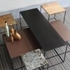 Zeus - Slim Irony Art Side Table 41x41x46cm
