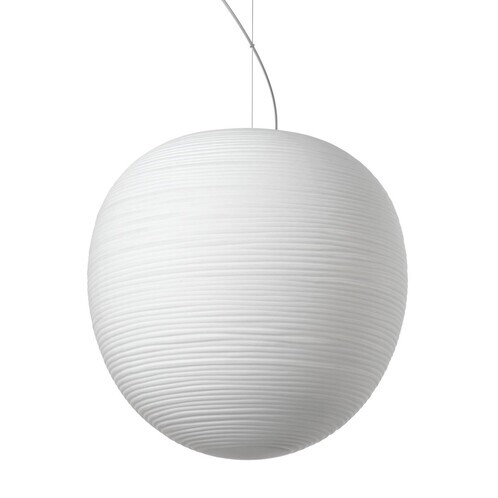 Foscarini - Rituals XL Pendelleuchte - weiß/Glas satiniert/Größe 1, H41cm/Ø 40cm/exkl. Leuchtmittel