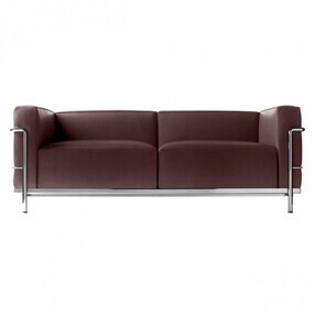 Cassina - LC3 Fauteuil Grand Confort grand modèle deux places