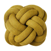 DesignHouseStockholm - Knot Cushion - yellow/washable at 30°C/30x30x15cm