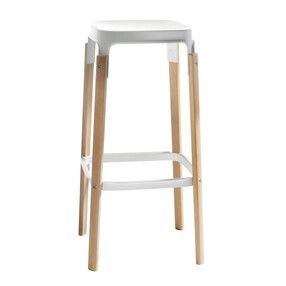 Magis - Tabouret de bar Steelwood Stool 78cm