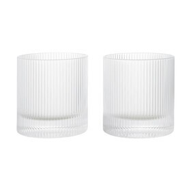 Ferm Living - Ripple drinkglas set van 2
