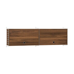 String - Hängeschrank mit Klapptüren 156x50x30cm