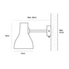 Anglepoise - Type 75 - Wandlamp LED - Strichzeichnung