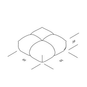 OUT Objekte unserer Tage - Grand pouf Sander