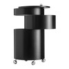 VerPan - Barboy - Conteneur sur roulettes - noir/H 72,5cm / Ø 38cm
