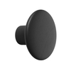 Muuto - The Dots Hooks S - black/matt/Ø 9cm