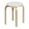 Artek - Artek E60 Stool - laminate white/lacquered