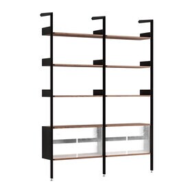 &Tradition - Étagère Rombe avec élément d'armoire configuration E IF3 & IF6