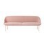 Muuto - Oslo 3-Sitzer Sofa - rosa/Stoff Steelcut Trio 515/BxHxT 200x78x73cm