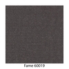 Fritz Hansen - Set promo - Egg Chair chaise + repose-pied étoffe - anthracite/support en aluminium/étoffe Fame 60019/repose-pied: LxPxH 56x40x37cm