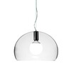 Kartell - FL/Y - Pendellamp - transparant/transparant/Ø52cm