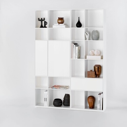 Piure - Nex Pur - Etagère avec tiroir 70x211.5x36cm