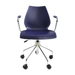 Kartell - Chaise de bureau avec accoudoirs Maui