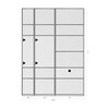 Piure - Nex Pur Rack 150x211.5x36cm - line drawing