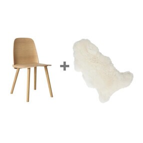 Muuto - Set promo - Nerd chaise + peau
