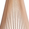 Secto Design - Owalo 7000 - Suspension LED - walnut natur/feuille de placage/2800K/1000lm/câble transparent