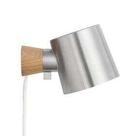 Normann Copenhagen - Applique murale Rise acier inoxydable