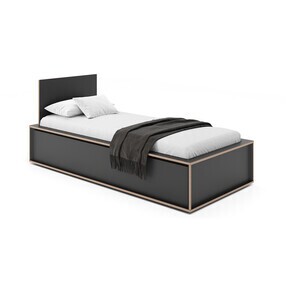 Müller Small Living - Spaze Einzelbett mit hohem Kopfteil 100x200cm