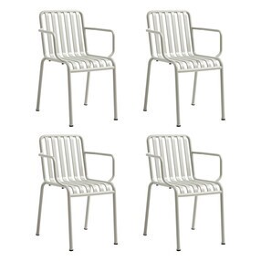 HAY - Palissade Garten-Armlehnstuhl 4er Set