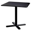 emu - Darwin Bistro Table 80x80cm - black/powder-coated/LxWxH 80x80x74cm/foldable