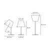 Artemide - Melampo Tavolo - Tafellamp - Strichzeichnung