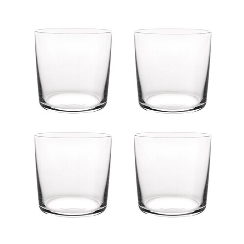 Alessi - Glass Family Wasserglas Set 4 tlg. - transparent/H 8,2cm, Ø32cl