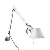 Artemide - Tolomeo Mini LED Wall Lamp - aluminium/matt/incl. wall mouting/WxH 71x57cm/3000K/450lm
