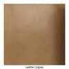 Muuto - Cover - Armleunstoel gepolsterd - kognak/eiken/zitting leer kognak gestoffeerd/onderstel eiken/56.5x76x46cm
