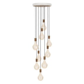 Tala - Walnut Nine Pendant with Voronoi II Pendelleuchte