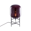 pulpo - Oda Table Lamp H 45cm - aubergine/frame black/H 45cm / Ø 24cm