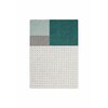 GAN - Silaï - Tapijt 171x258cm - groen/lichtblauw/taupe/geborduurde