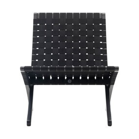 Carl Hansen - Gelimiteerde editie MG501 Cuba Chair opvouwbaar met gordels katoen