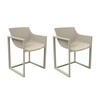 Vondom - Wall Street - Kit de 2 fauteuils - ecru/H x W: 80 x 57cm/pour interieur et exterieur