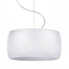 Nemo - Sirius - Suspension - blanc/nickel/verre/H 20cm, Ø 40cm