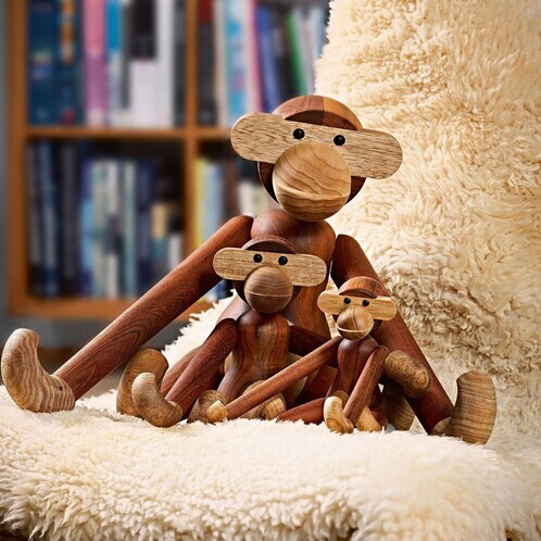 Kay Bojesen Denmark - Kay Bojesen Holzfigur Affe mittel