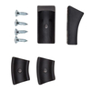 Thonet - Thonet S 43 Plastic Gliders 4 Pieces - black/for parquet floor