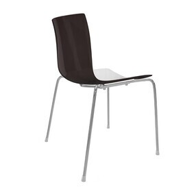 Arper - Catifa 46 0251 Stuhl zweifarbig Gestell Chrom