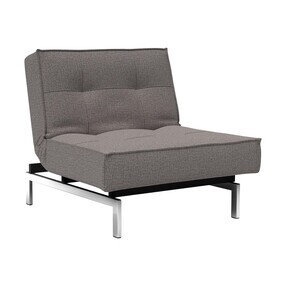 Innovation Living - Splitback fauteuil chromen poten