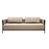 Softline - Madison - Canapé-lit - sable/étoffe Vision 446/PxHxP 209x75x95cm/structure noir