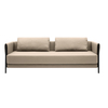 Softline - Madison Sofa Bed - sand/fabric Vision 446/WxHxD 209x75x95cm/black base