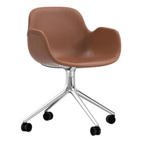 Normann Copenhagen - Form Armlehndrehstuhl mit Rollen 4W gepolstert
