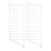 String - String systeem - Onderstrook 85x30cm - wit/gelakt/85x30cm/set van 2