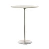Magis - Passe Partout Table Bistro round - white/frame stainless steel mat/H x Ø: 73 x 60cm/Size 2