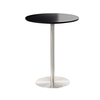 Magis - Passe Partout Bistrotisch rund - schwarz/Gestell Edelstahl satiniert/H x Ø: 73 x 60cm/Größe 2
