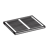 Schönbuch - Urban 1076 Perforated Plate Shoe Shelf 40x35cm - alu silver/matt powder coated/for 2 pairs of shoes